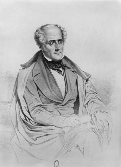 Ritratto di Chateaubriand da Marie Alexandre Alophe